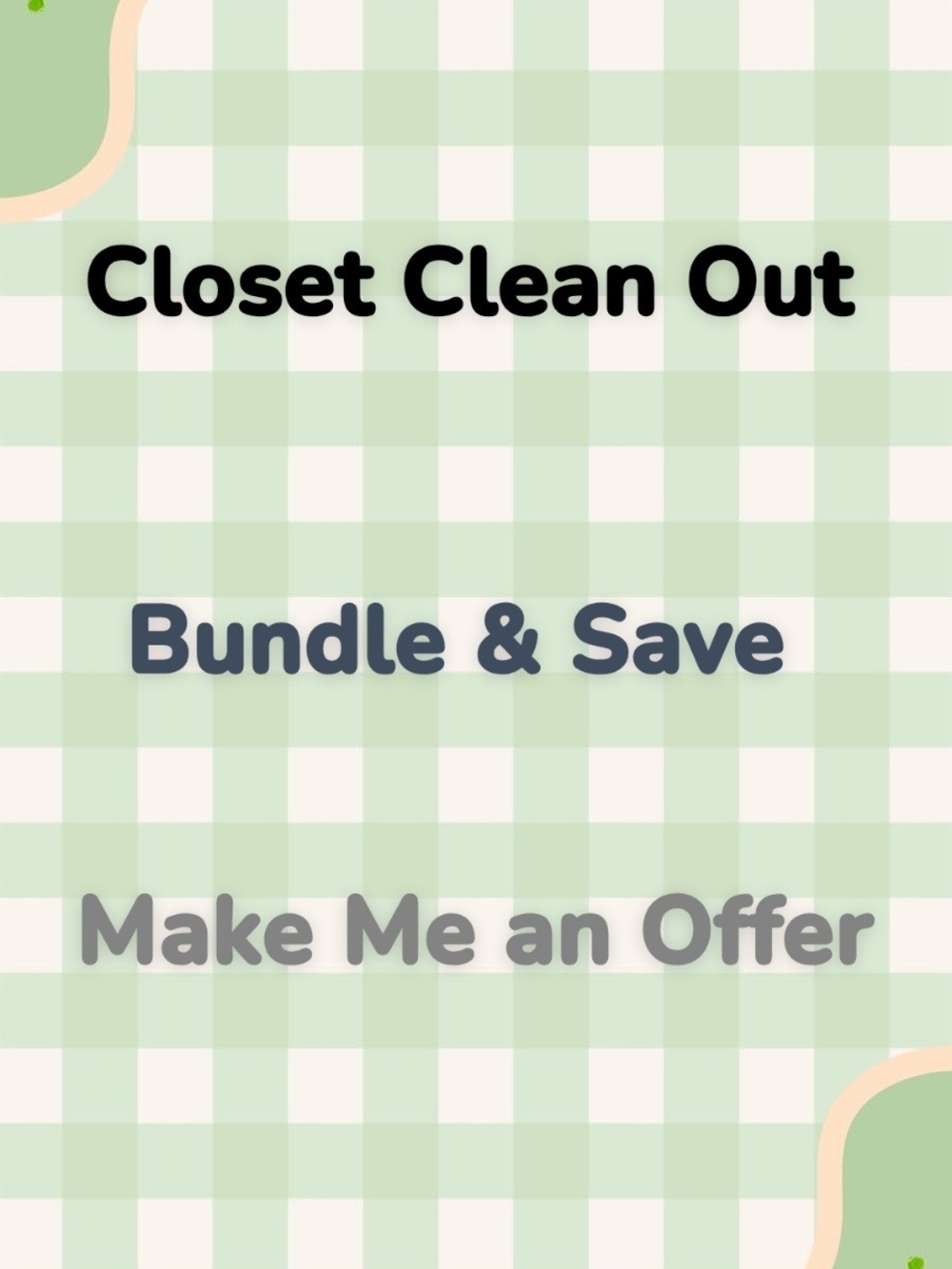 Closet Clean Out